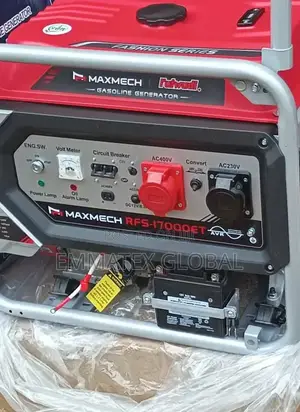 Maxmech 3phase RFS 17000 Petrol Generator Copper Coil