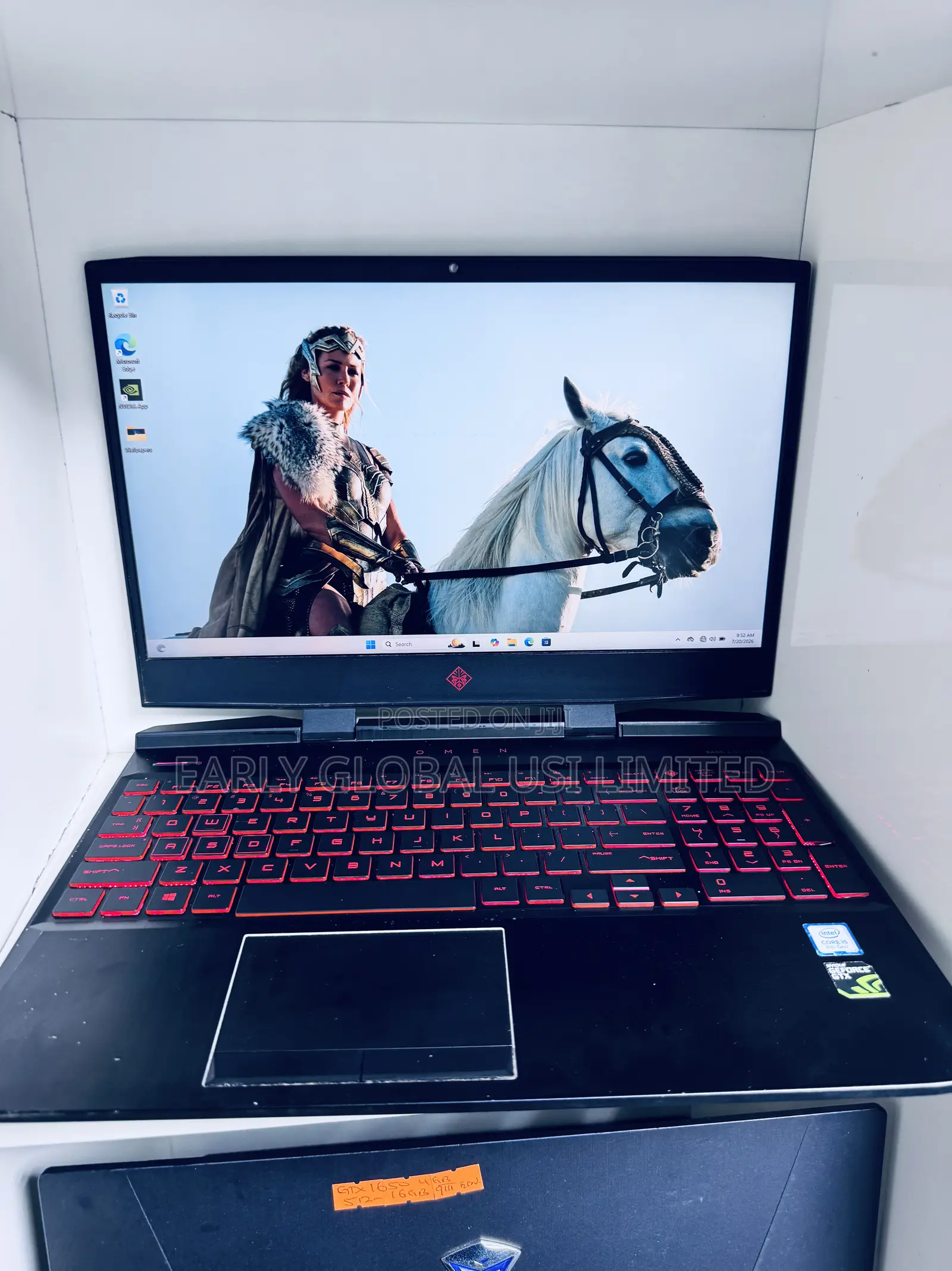 Laptop HP Omen 15-dh002nr 16GB Intel Core i5 SSD 512GB