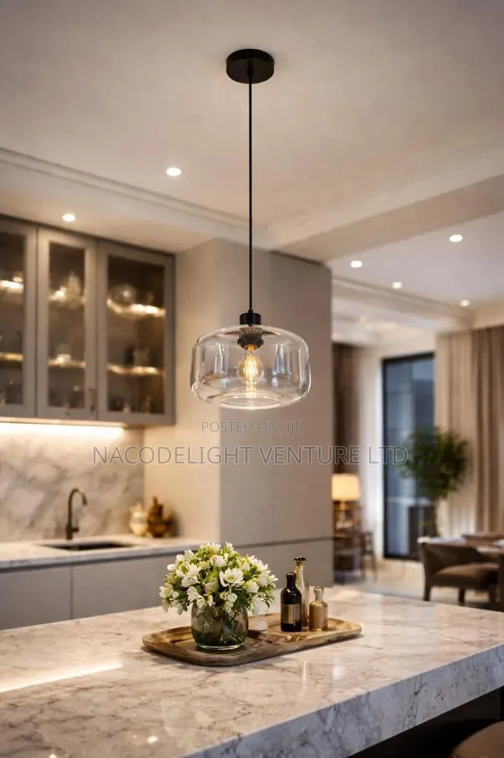 Multimedia Galaxy Glass Pendant Light