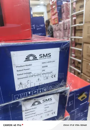 Brand New SMS Sunmate Solar 3.6kVA 24V Hybrid Inverter – 100A MPPT