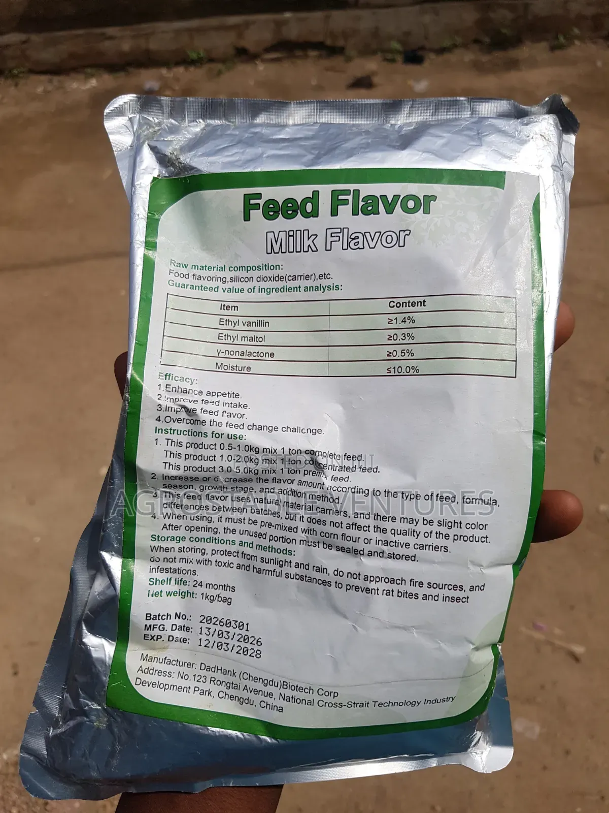 Milk Feed Flavor