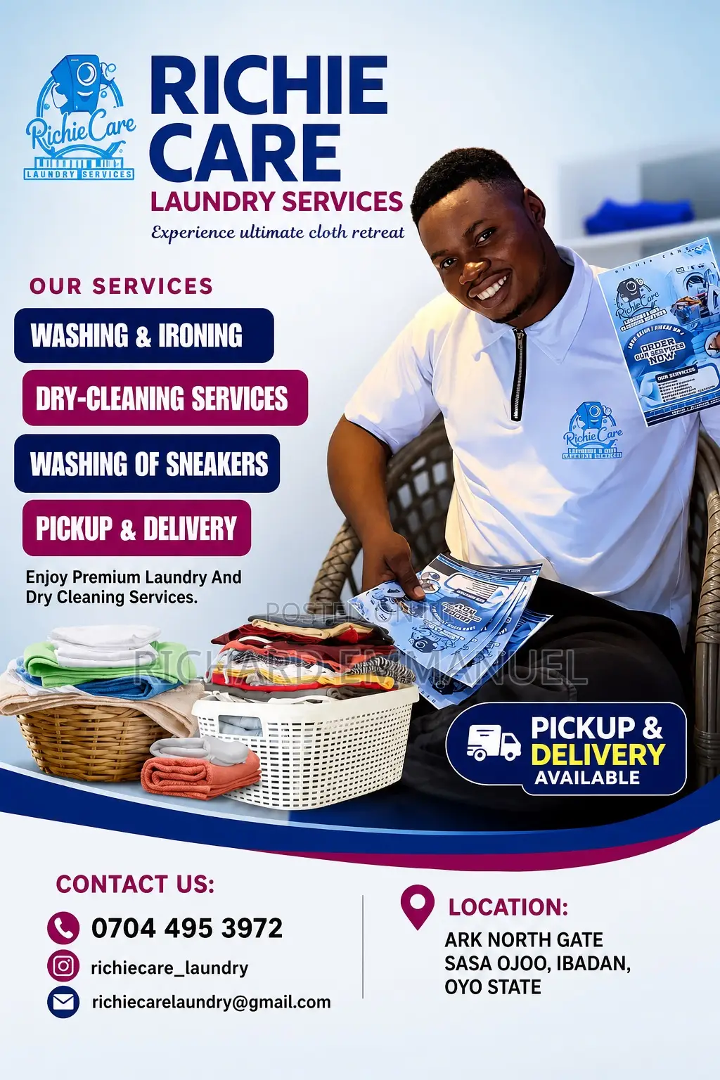 Richie Care Laundry and Dry Cleaning Services