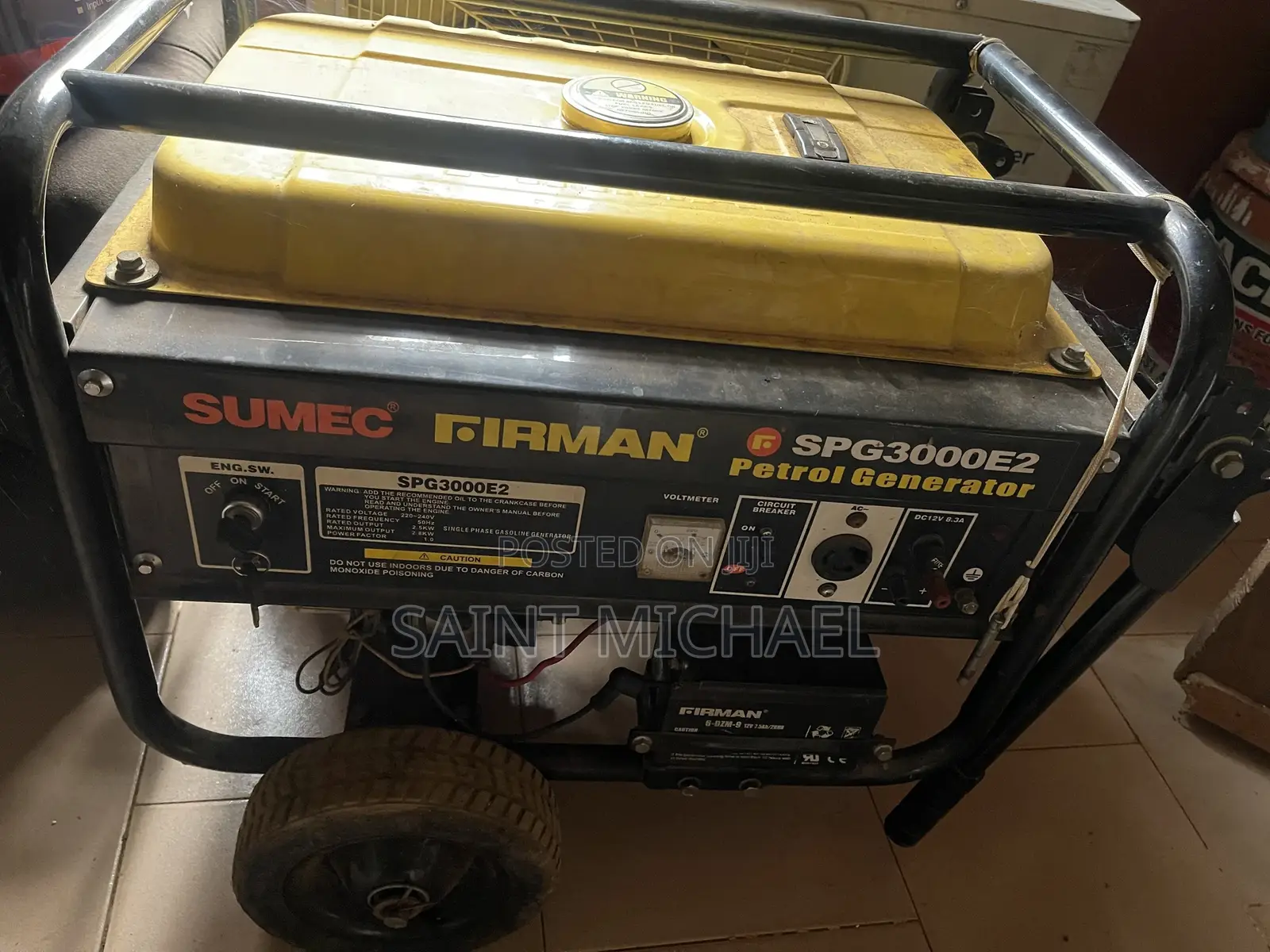 Sumec Firman SPG3000E2. Key Starter