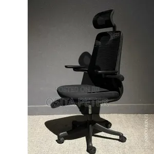New Office Chair Designed, Black Color the Back Is Net