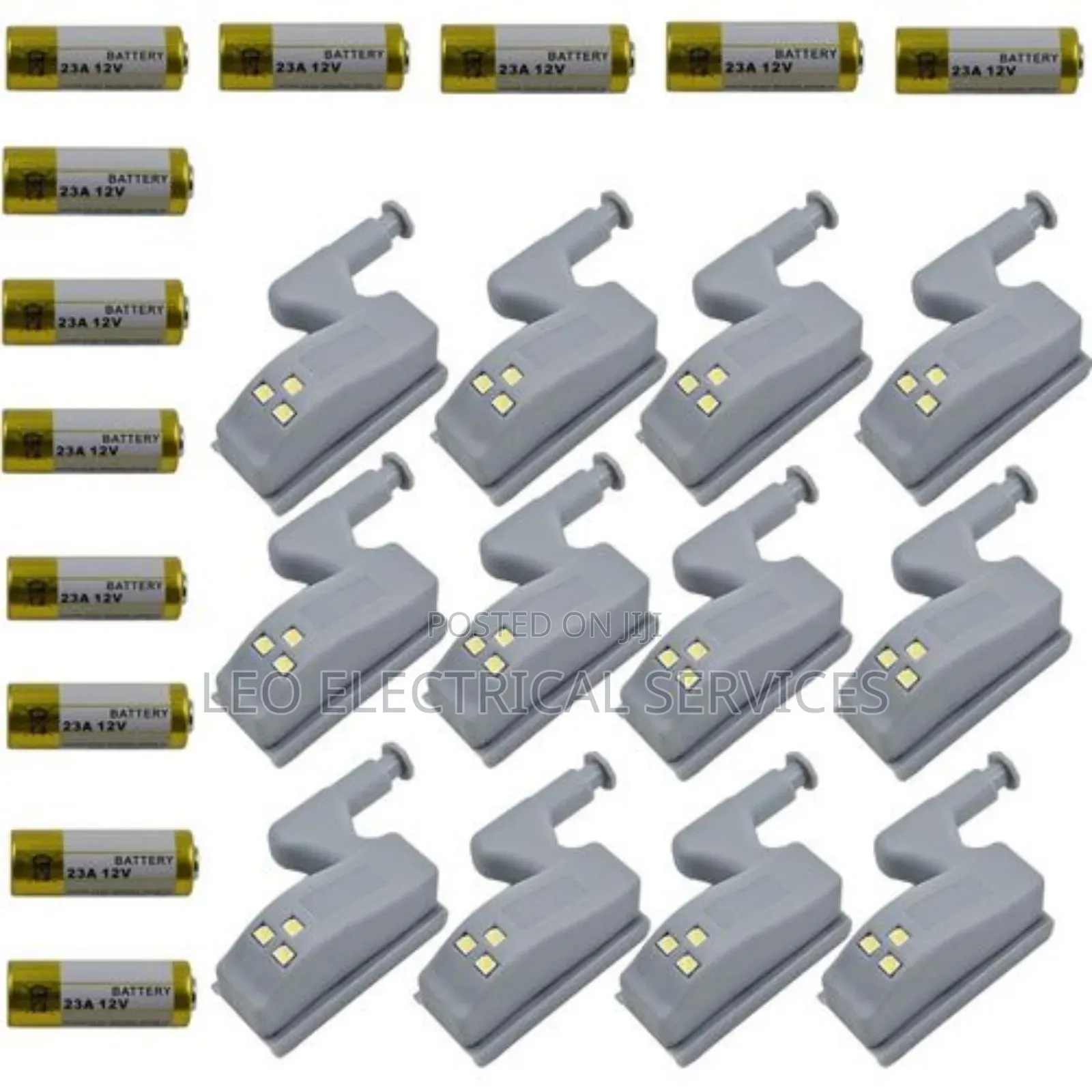LED Cabinet Hinge Light –Automatic Wardrobe Kitchen Light (+Battery)