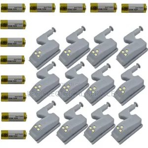 LED Cabinet Hinge Light –Automatic Wardrobe Kitchen Light (+Battery)