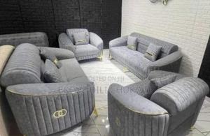 Luxury 7-Seater Velvet Sofa Set – Modern Living Room Furniture
