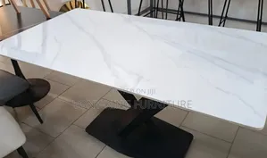 Luxury 6 Seater Dinning Table Table Is Real Marble.