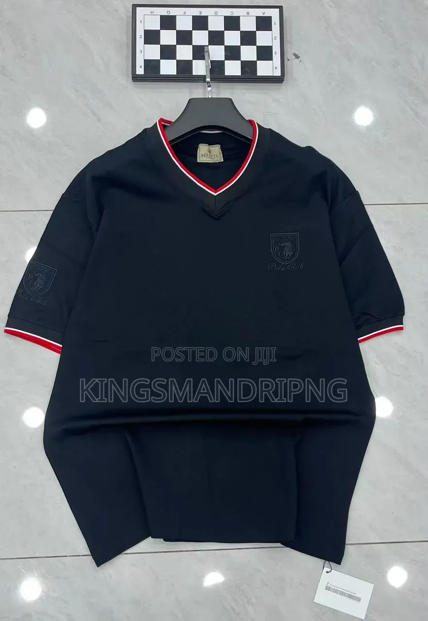 Sharp v-Neck Polos Available