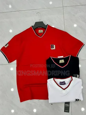 Sharp v-Neck Polos Available