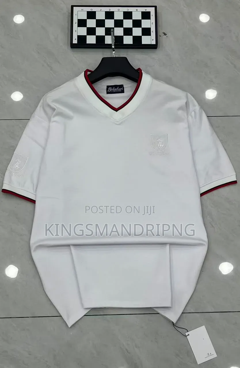 Sharp v-Neck Polos Available