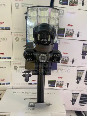 Solar Light With 3-Lens Smart Camera – All-in-One Security Solution