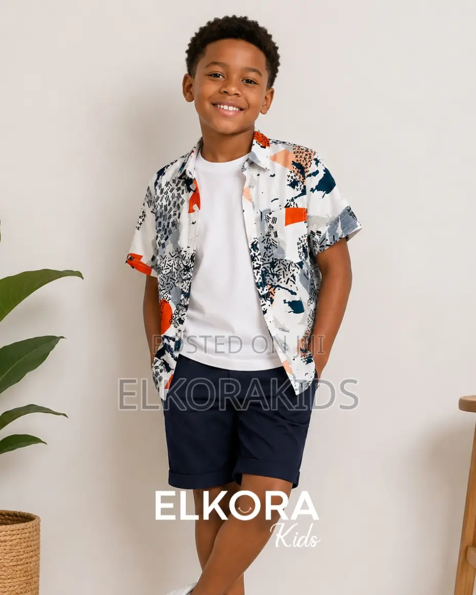 Buttoned Short for Boys