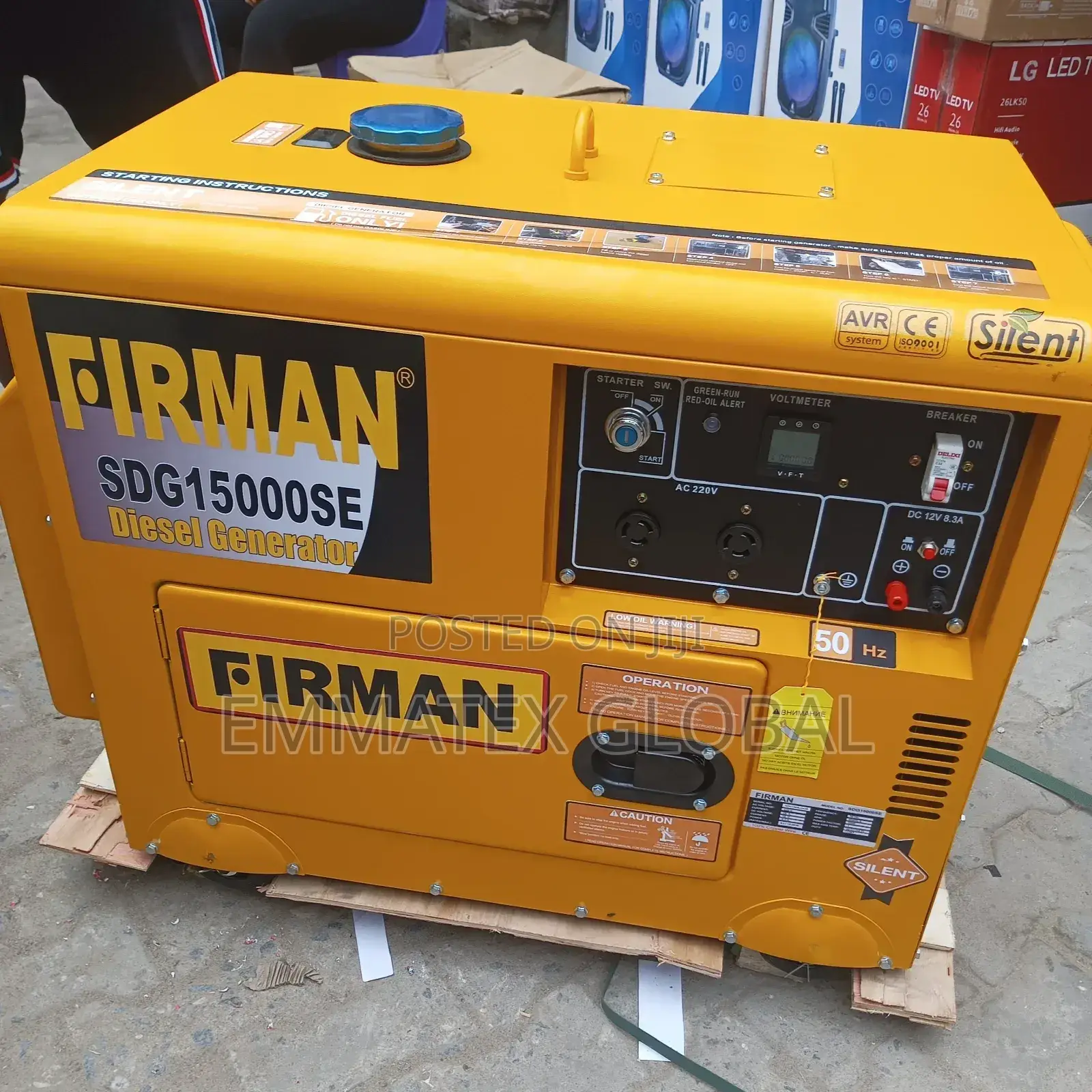 Original Sound Proof Generator Fireman 10kva