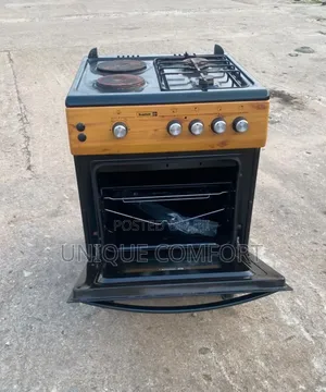 Scanfrost 2+2 (2 Gas and 2 Hot Plates With Oven and Grill