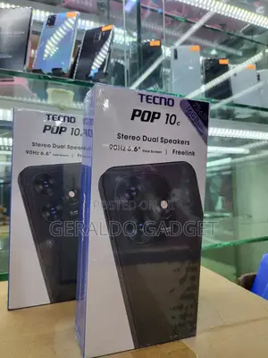 New Tecno Pop 10 128 GB Black