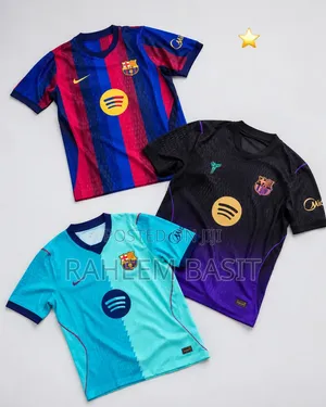 Premium Football Jerseys – Chelsea, Arsenal, Man Utd, Barcelona More