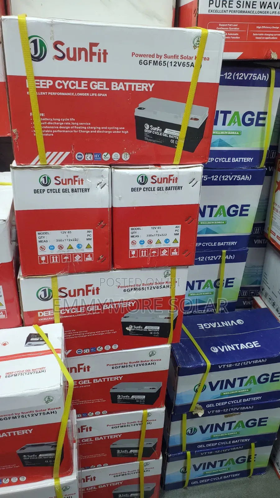 Sunfit Deep Cycle Gel Battery