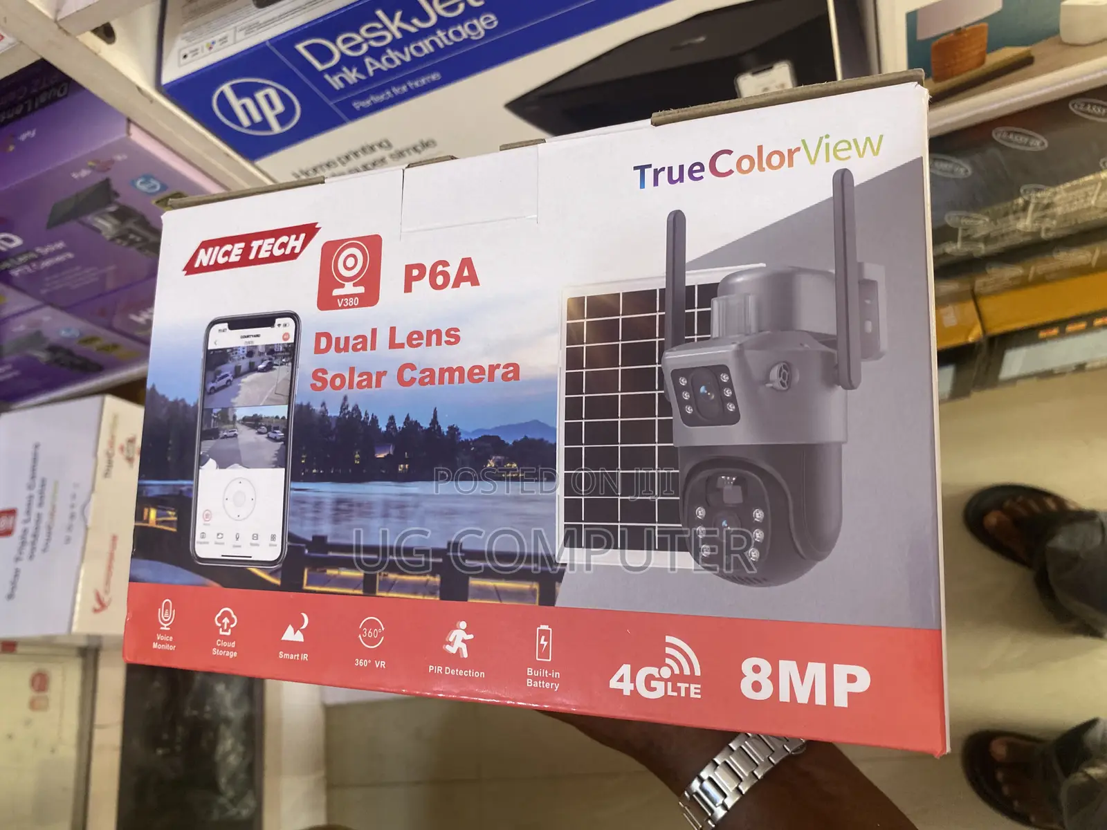 Nice Tech P6A Dual Lens Solar Camera