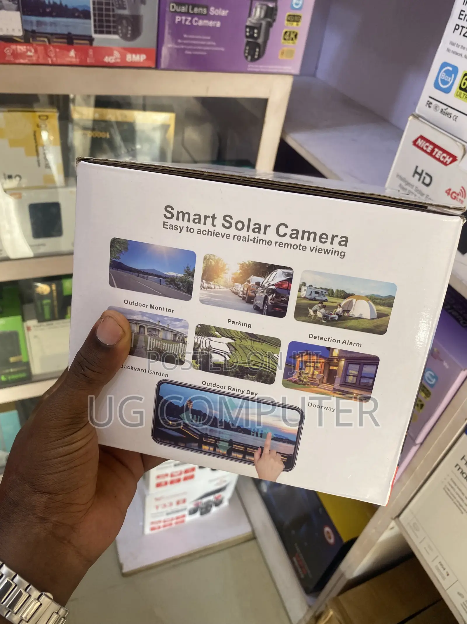Nice Tech P6A Dual Lens Solar Camera