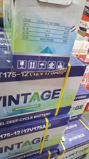 Vintage Tubular Battery