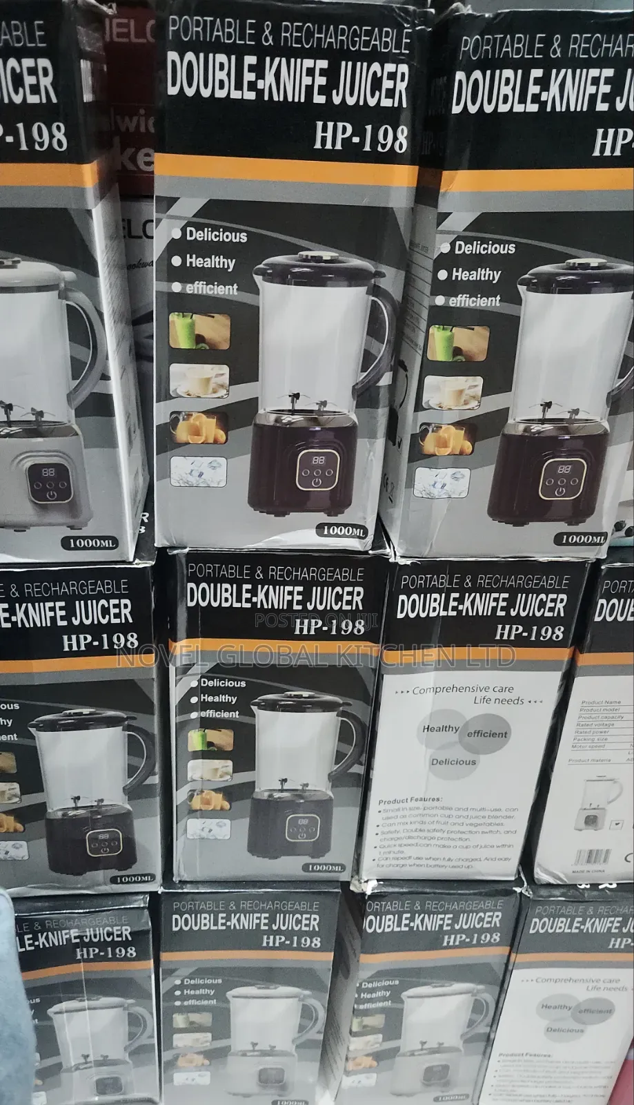 Rechargeable Double Knife Blender