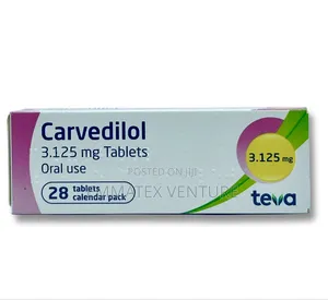 Carvedilol 3.125mg Tablet X28