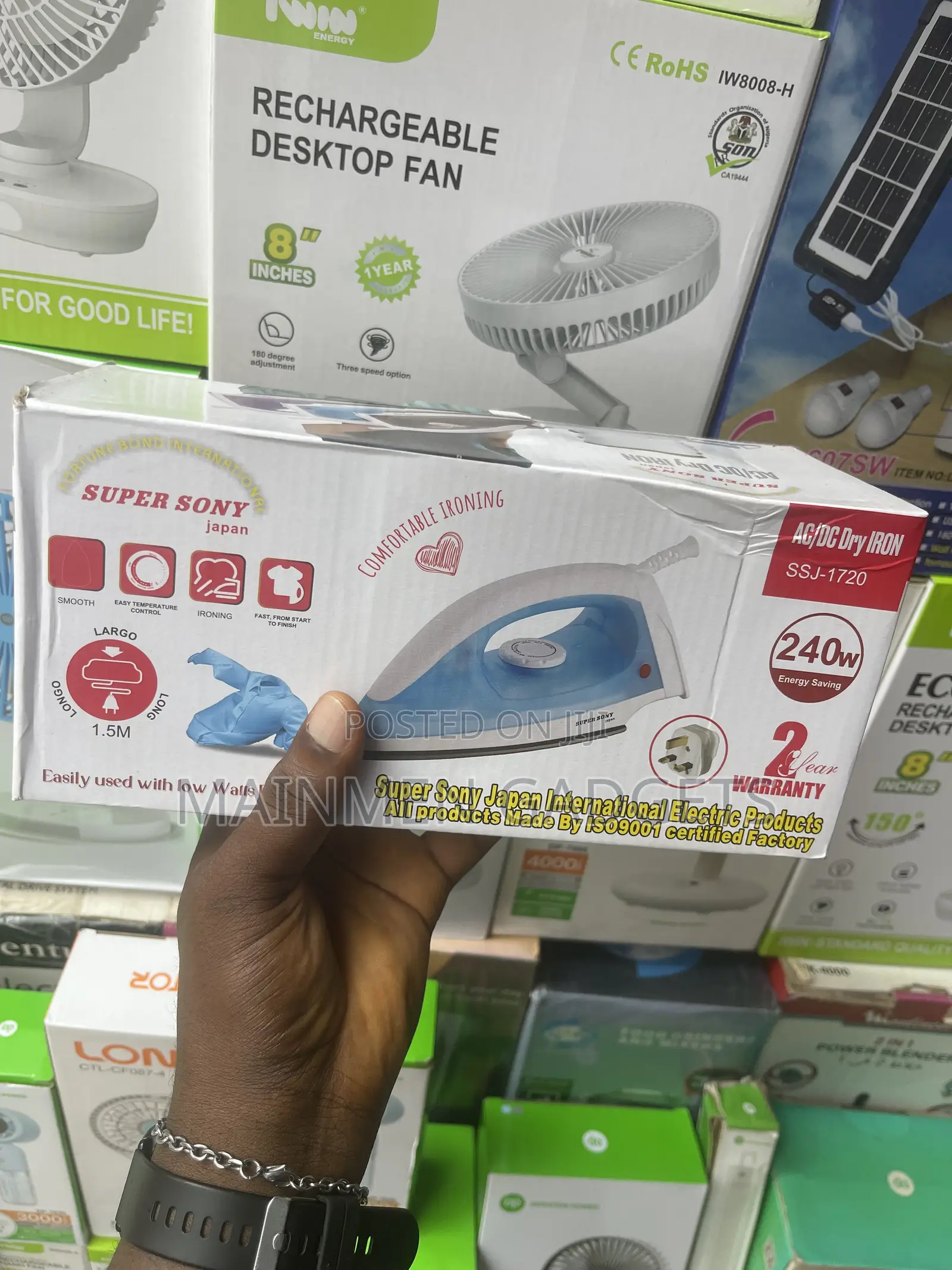 AC and Dc Dry Iron