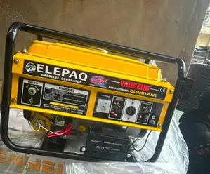 4.5KVA Elepaq SV6800e2 Petrol Generator. Key Starter. Pure Copper