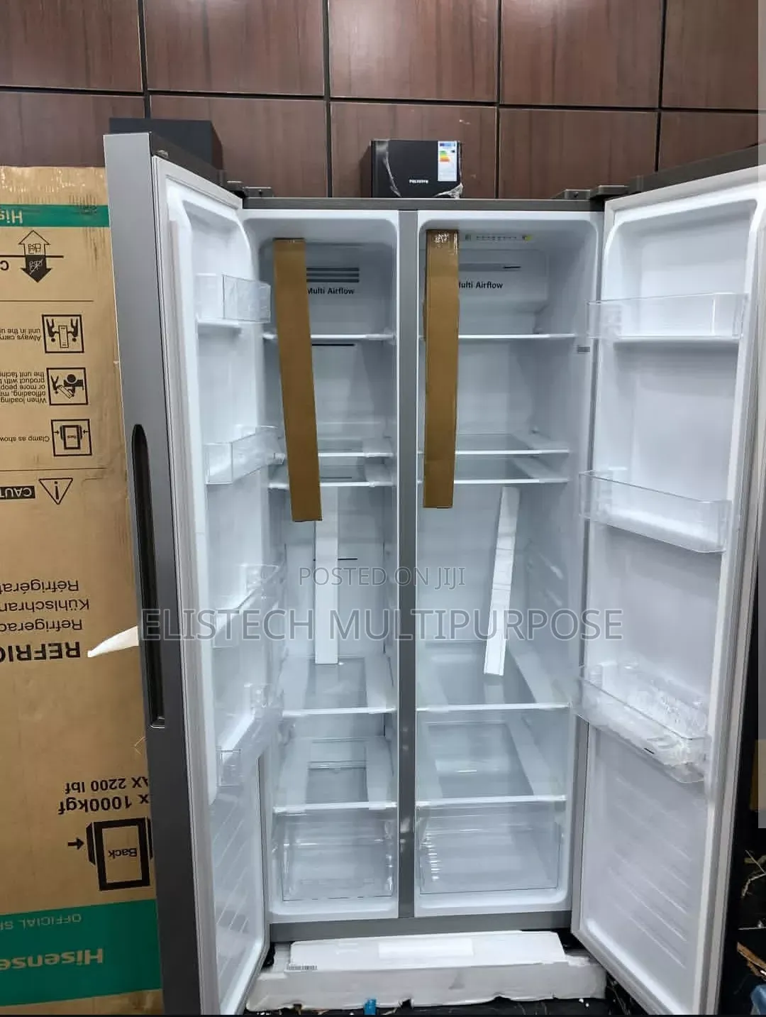 Hisense 562l Side-by-Side Inverter Refrigerator - Ref 56wc