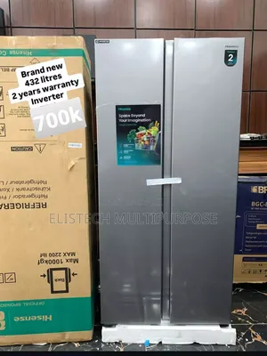 Hisense 562l Side-by-Side Inverter Refrigerator - Ref 56wc
