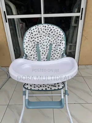 Slim Fold Affordable Feeding High Chair With Cup Holder