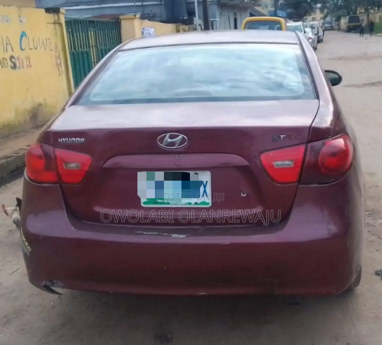 Hyundai Elantra 2008 Red