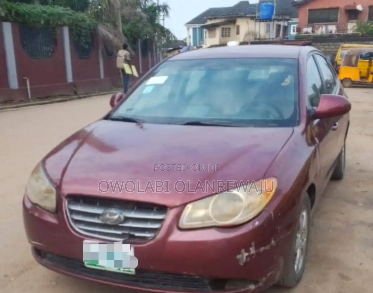 Hyundai Elantra 2008 Red