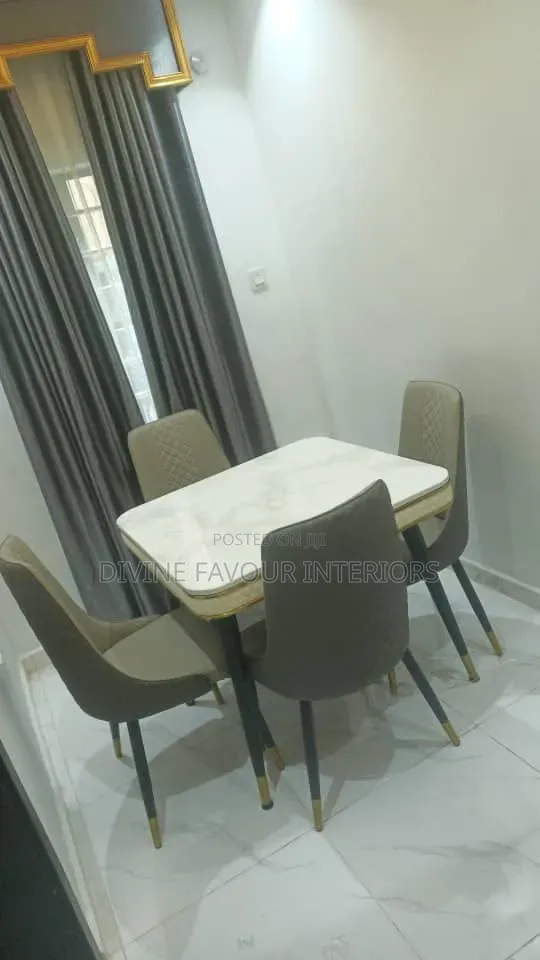 Square Dining Table and 4 Chairs