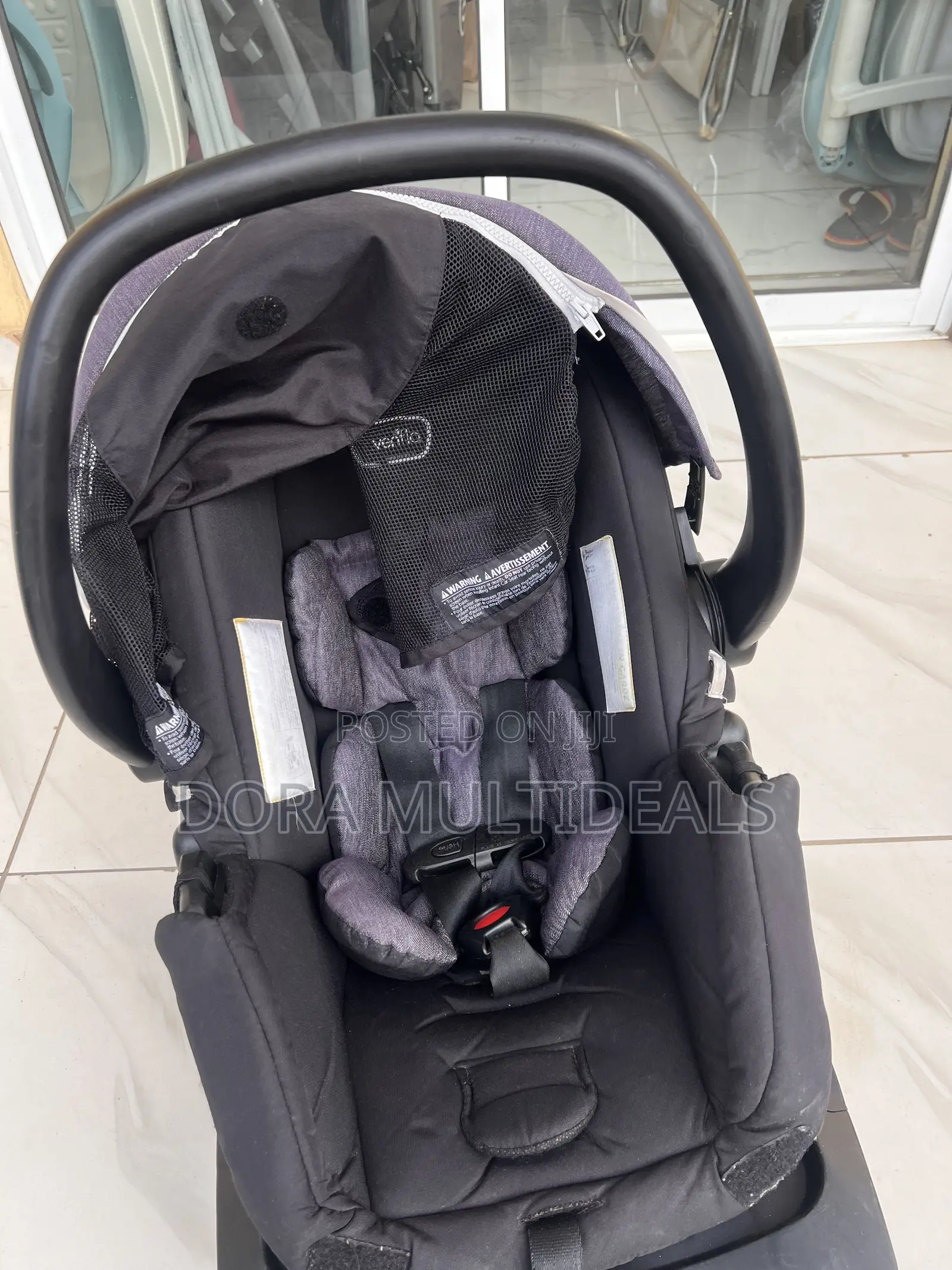 Evenflo Infant Car Seat With Base Protective Mesh Cover