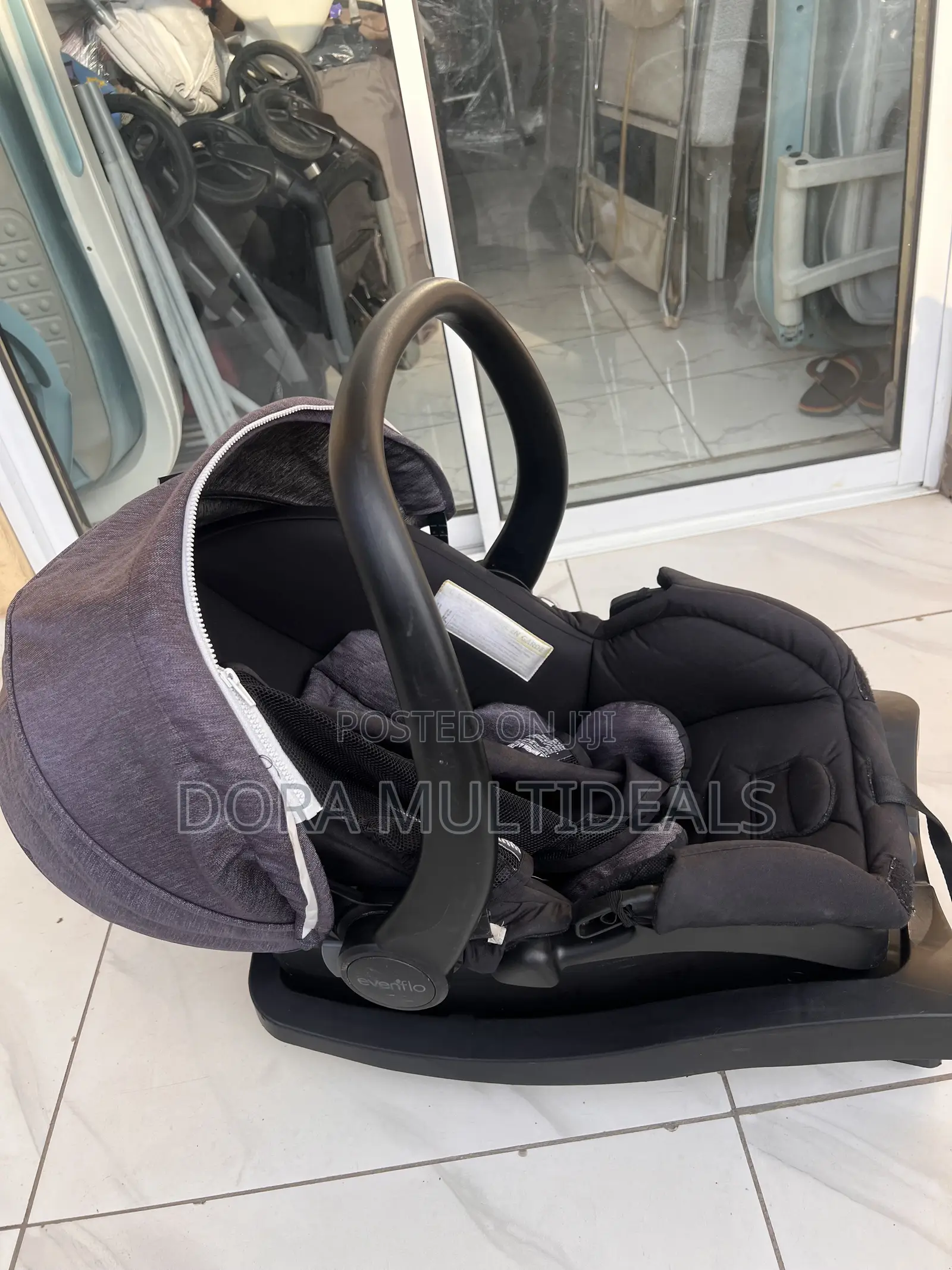 Evenflo Infant Car Seat With Base Protective Mesh Cover