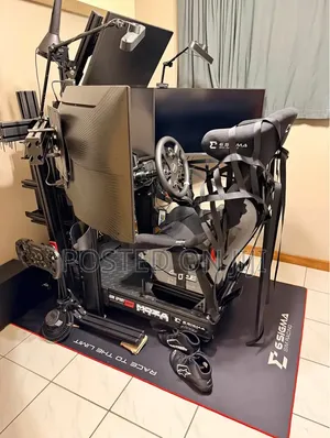 Complete Sim Racing Rig With Triples