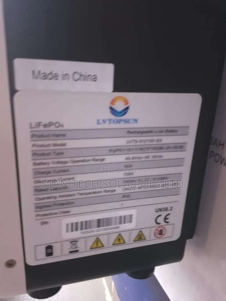 5kwh 51.2v Lvtopsun Lithium Battery