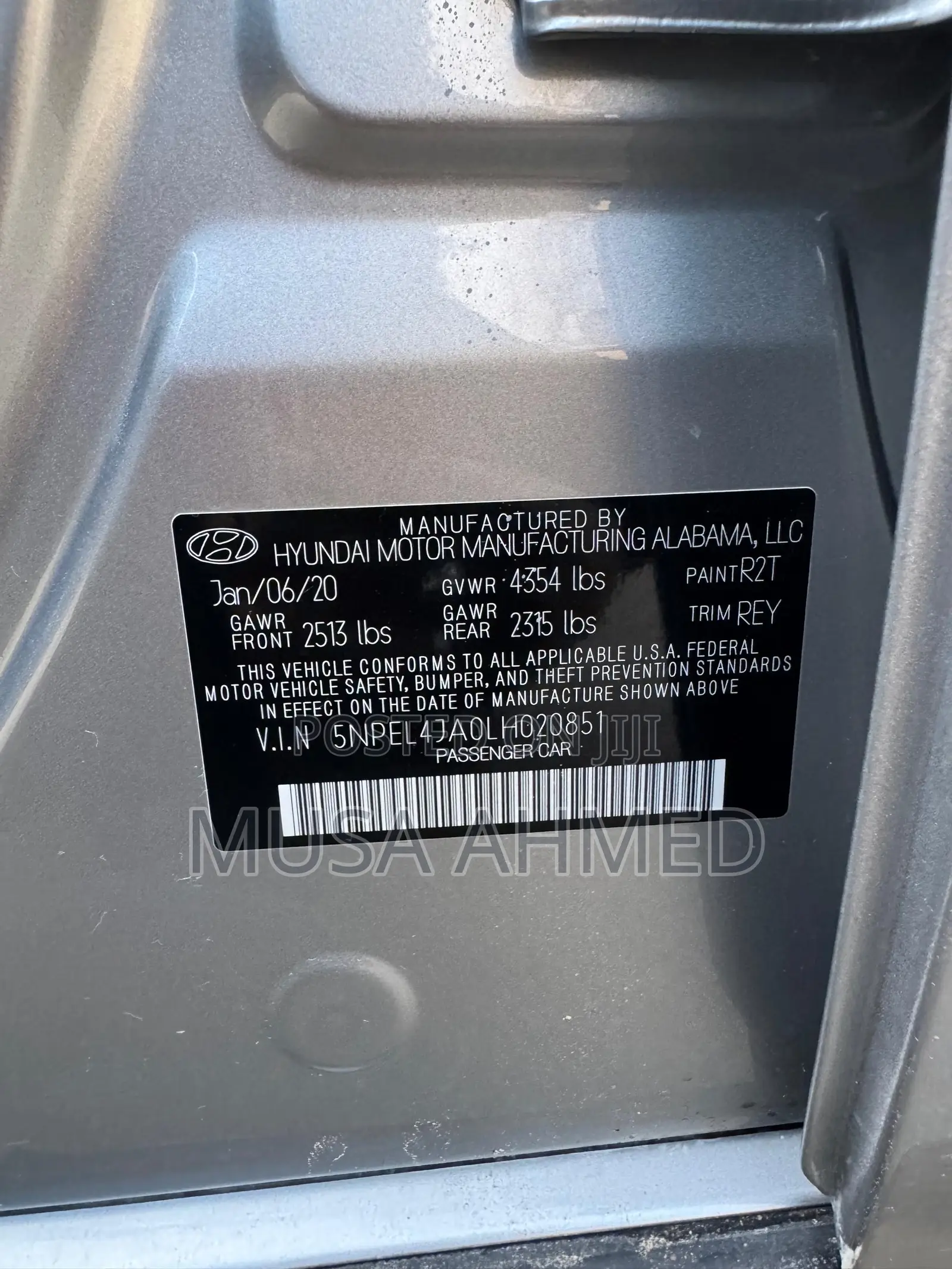 Hyundai Sonata 2020 Silver