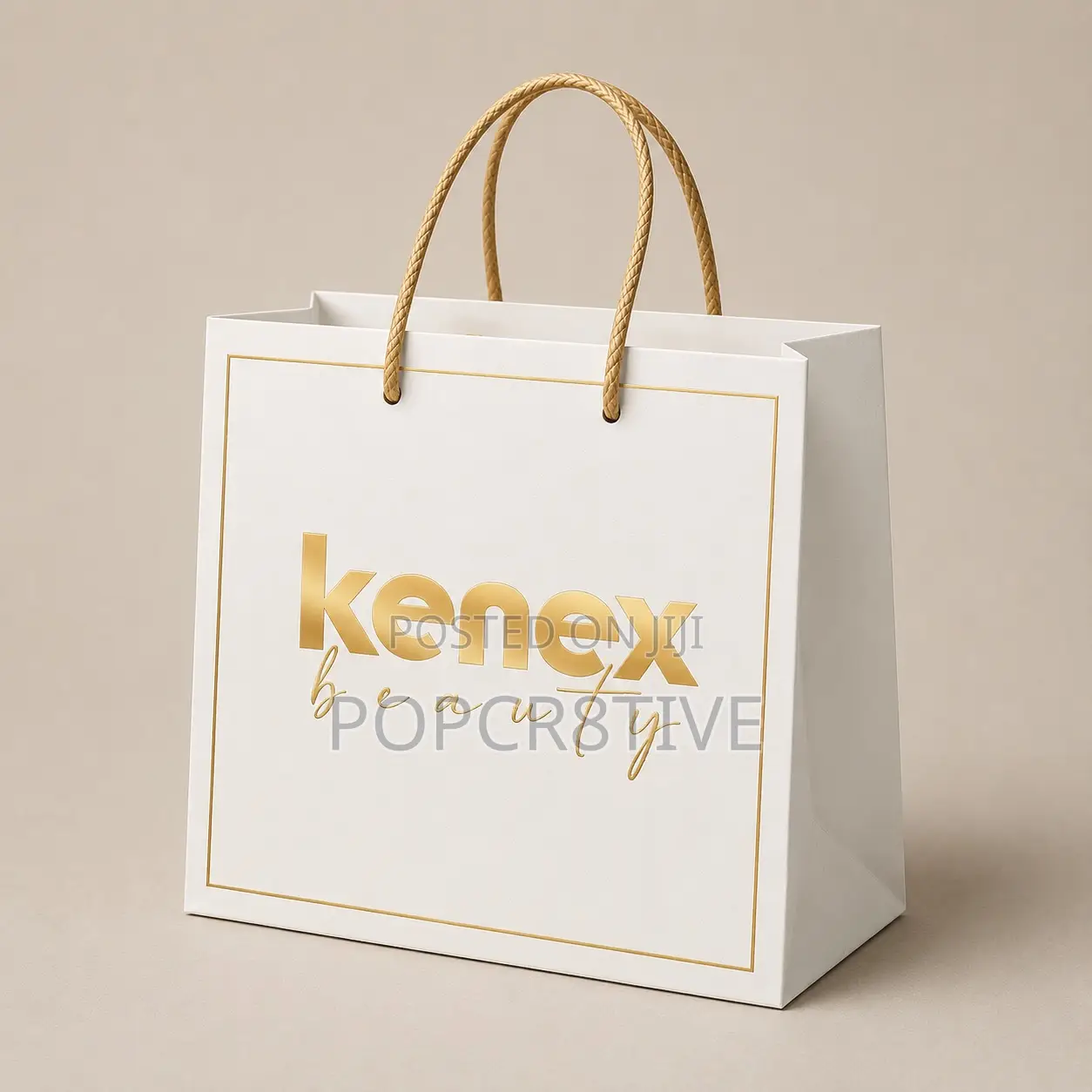 Custom A4 Kraft Paper Bag Printing