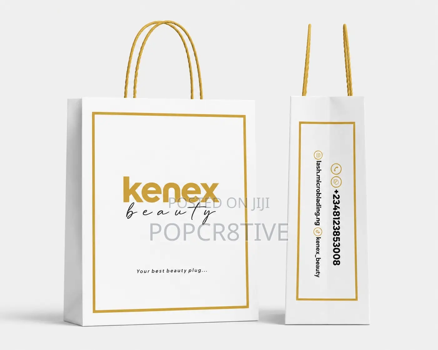 Custom A4 Kraft Paper Bag Printing