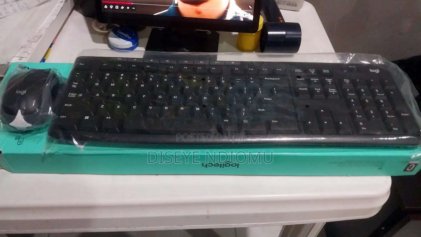 Keyboard and Mouse by Logitech. Wireless
