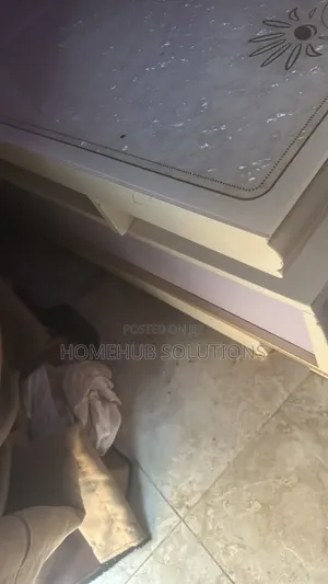 Marble Top TV Console Can Be Used as Center Table Too