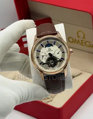 High Quality Omega Automatic Male Leather