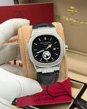Luxury Down Seconds Patek Philippe Leather With Clasp Buckle