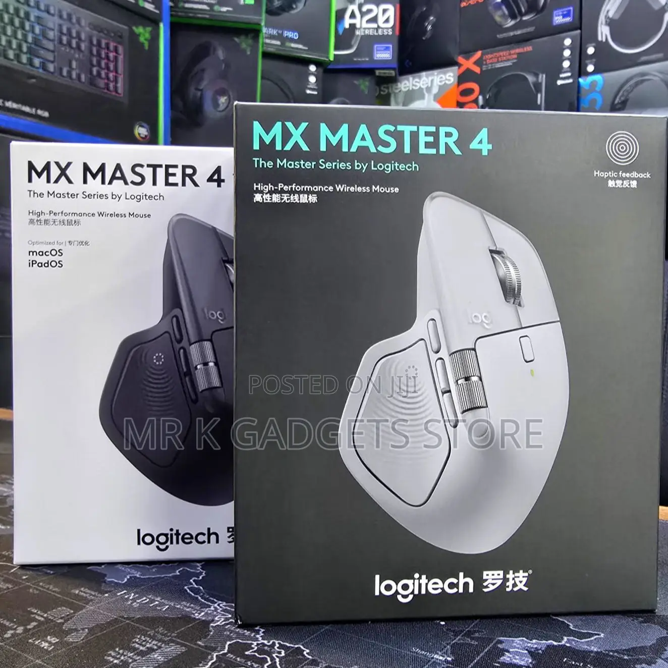 Logitech MX Master 4, Ergonomic Wireless Mouse