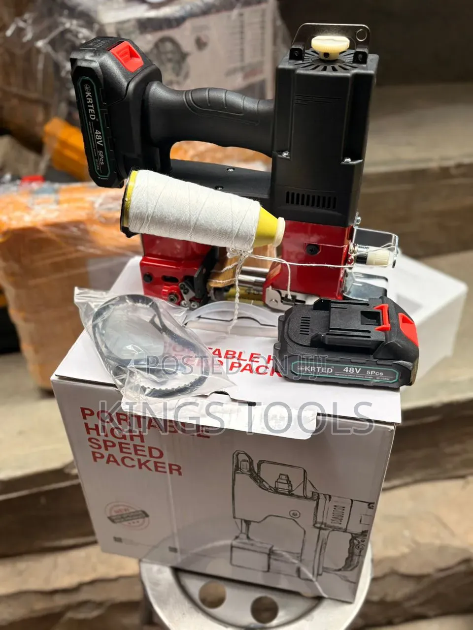 Portable High Speed Packer Bag Closer