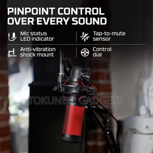 HyperX QuadCast Standalone Microphone for Streamers / Content Creators