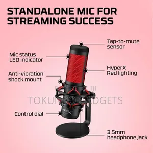 HyperX QuadCast Standalone Microphone for Streamers / Content Creators